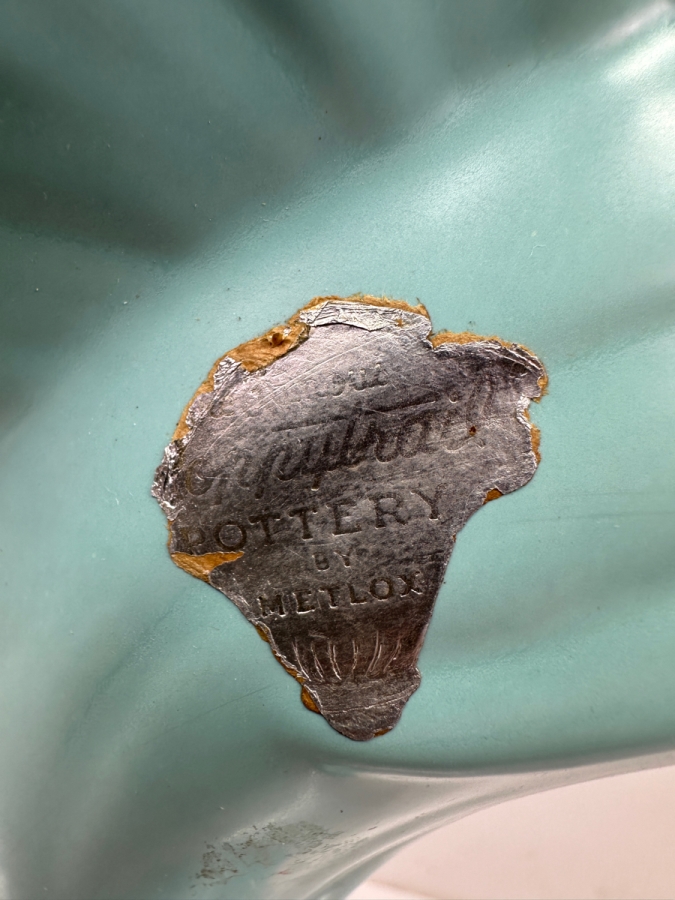 Vintage Carl Romanelli Metlox Pottery Sailfish Vase 9'H [Photo 2]