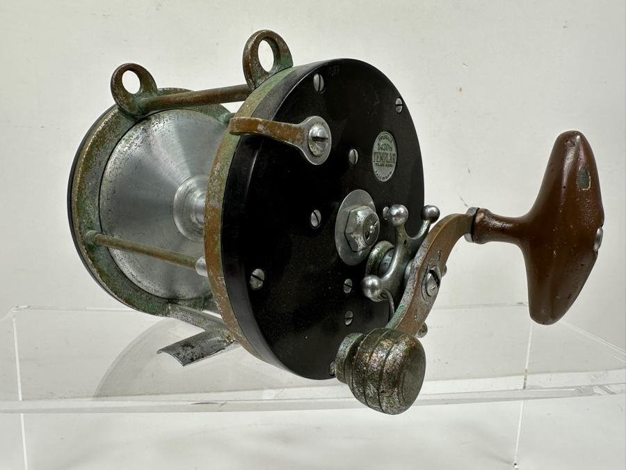 Vintage Pflueger 1420 1/2 Templar Trolling Fishing Reel [Photo 3]