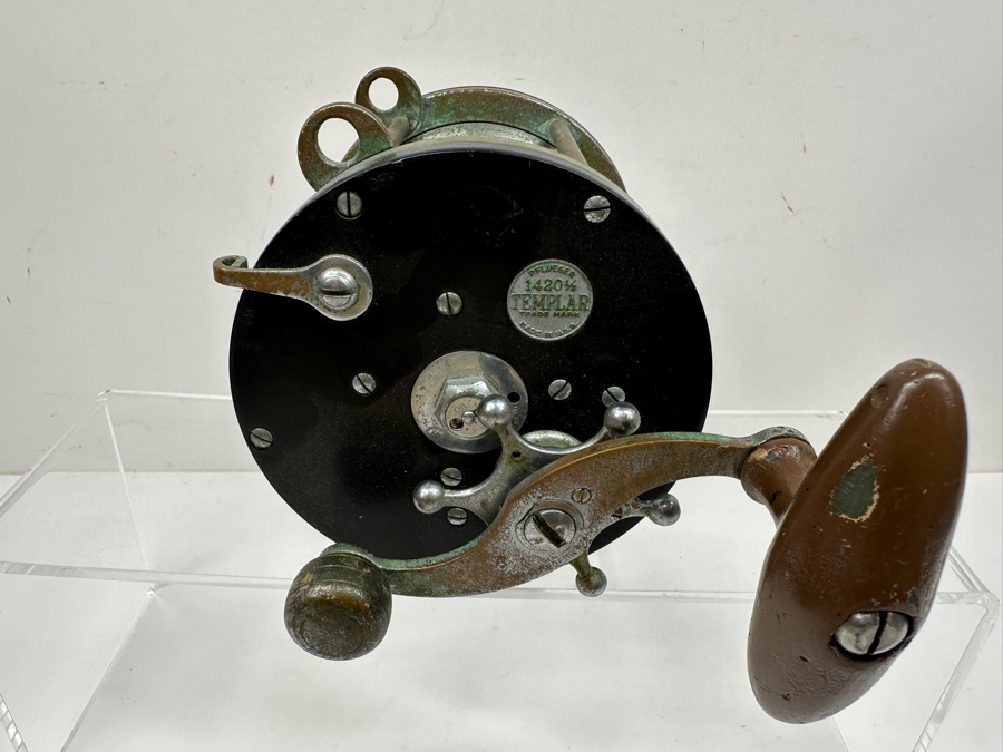Vintage Pflueger 1420 1/2 Templar Trolling Fishing Reel [Photo 6]