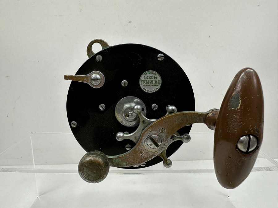 Vintage Pflueger 1420 1/2 Templar Trolling Fishing Reel [Photo 4]