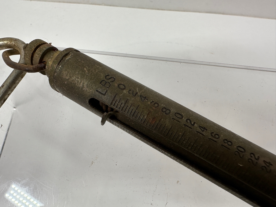 Vintage Brass Chatillon Model IN-30 Handing Spring Scale [Photo 2]