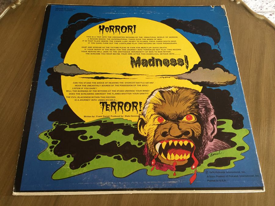Wade Denning ‎- Monster Mash, Sounds Of Terror - Pickwick ‎- SPC-5104 [Photo 2]