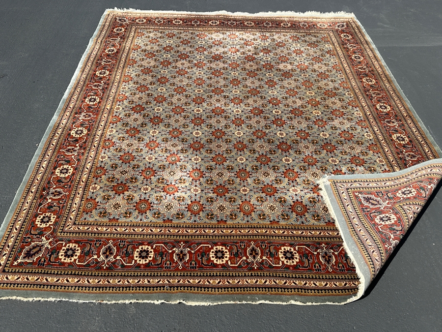 Hand Knotted Wool Persian Area Rug 96' X 118' [Photo 5]