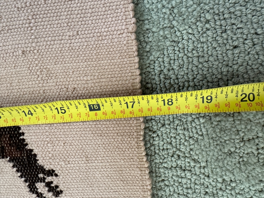 Pair Of Hand Woven Ecuadorian Wool Wall Hangings 17'W X 43'L [Photo 4]