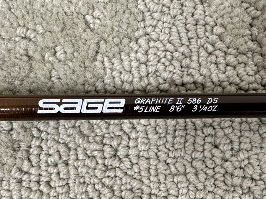 New Sage Graphite II 586 DS #5 Line 8'6' 3 1/4oz Fly Fishing Rod Pole [Photo 2]