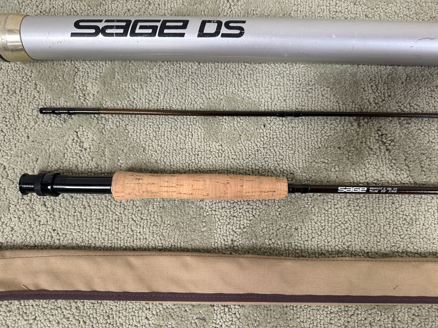 New Sage Graphite II 586 DS #5 Line 8'6' 3 1/4oz Fly Fishing Rod Pole [Photo 4]