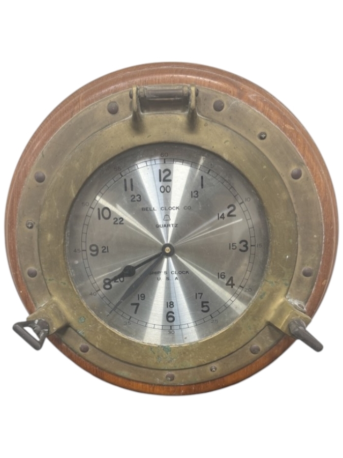 Just Added - Vintage Solid Brass Porthole (Clock not Working) 