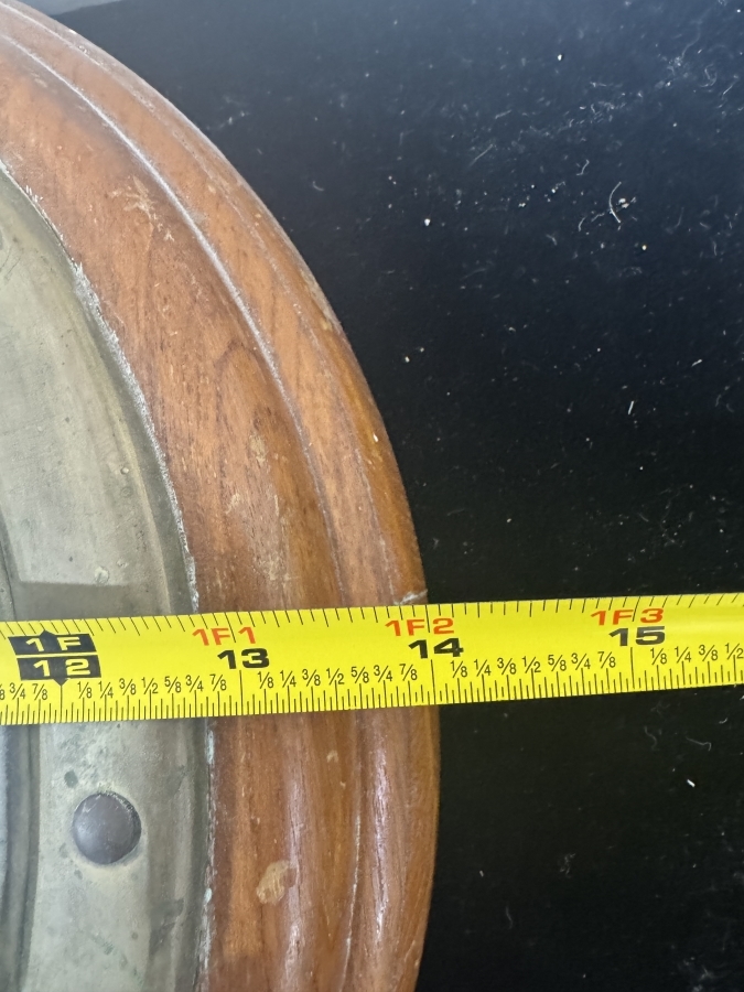 Just Added - Vintage Solid Brass Porthole (Clock not Working)  [Photo 4]