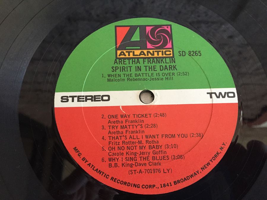 Aretha Franklin ‎- Spirit In The Dark - Atlantic ‎- SD 8265 [Photo 6]