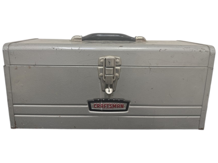 Just Added - Vintage Craftsman Metal Tool Box 17'W x 7'D x 7.5'H