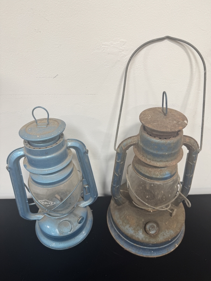 Just Added - Vintage Dietz Little Wizard Lanterns 13'H and 16'H [Photo 2]