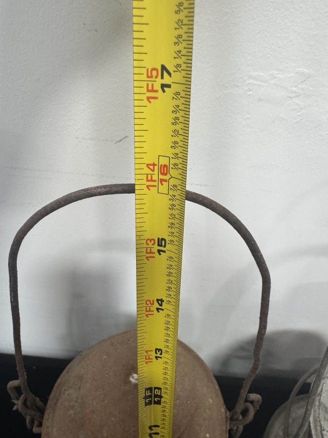 Just Added - Antique Handlan St. Louis Lantern and Adlake Kero Railroad Lantern Used for Signaling 16'H [Photo 5]