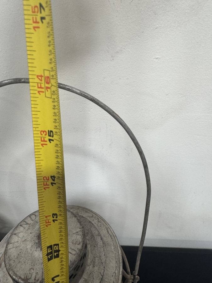 Just Added - Antique Handlan St. Louis Lantern and Adlake Kero Railroad Lantern Used for Signaling 16'H [Photo 4]