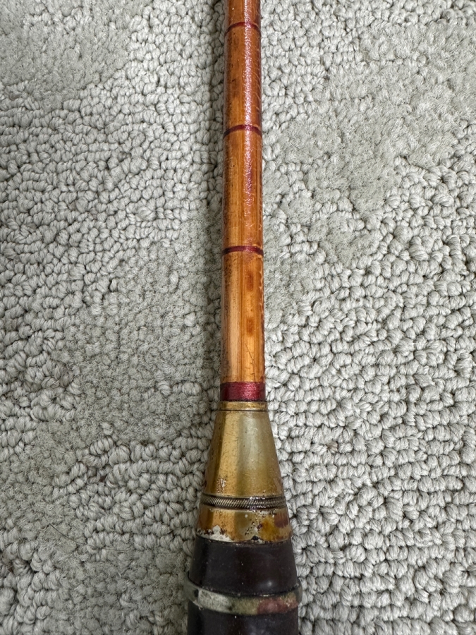 Antique Abbey & Imbrie New York Bamboo Fly Fishing Rod Pole 1881 Patent Date [Photo 4]