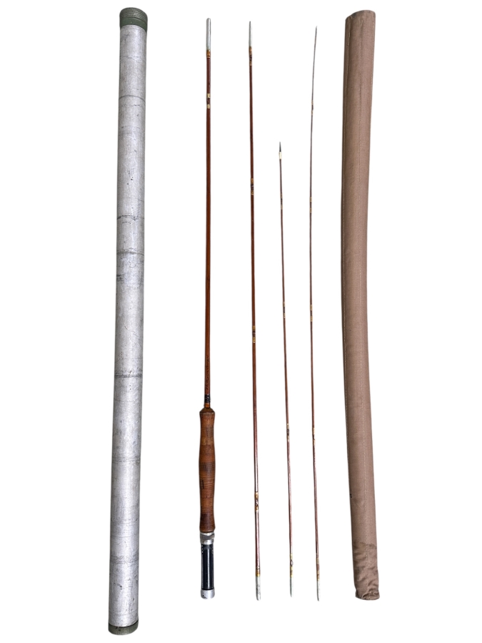 Vintage Phillipson Paragon Bamboo Fly Fishing Rod Pole 8.5'