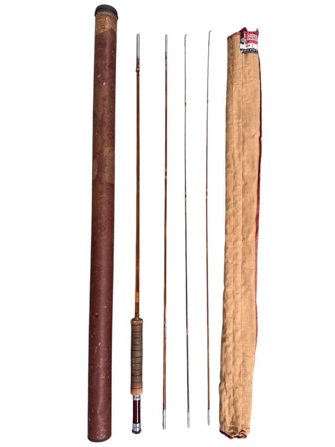 Vintage South Bend Bait Co. Bamboo Fly Fishing Rod Pole 8.5'