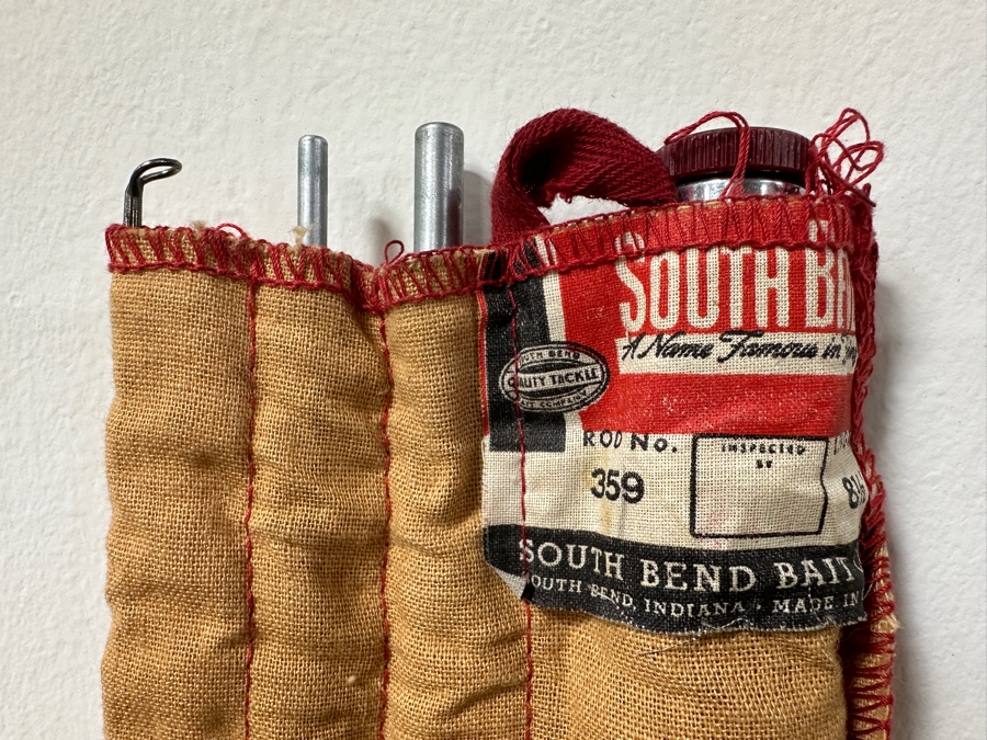 Vintage South Bend Bait Co. Bamboo Fly Fishing Rod Pole 8.5' [Photo 7]