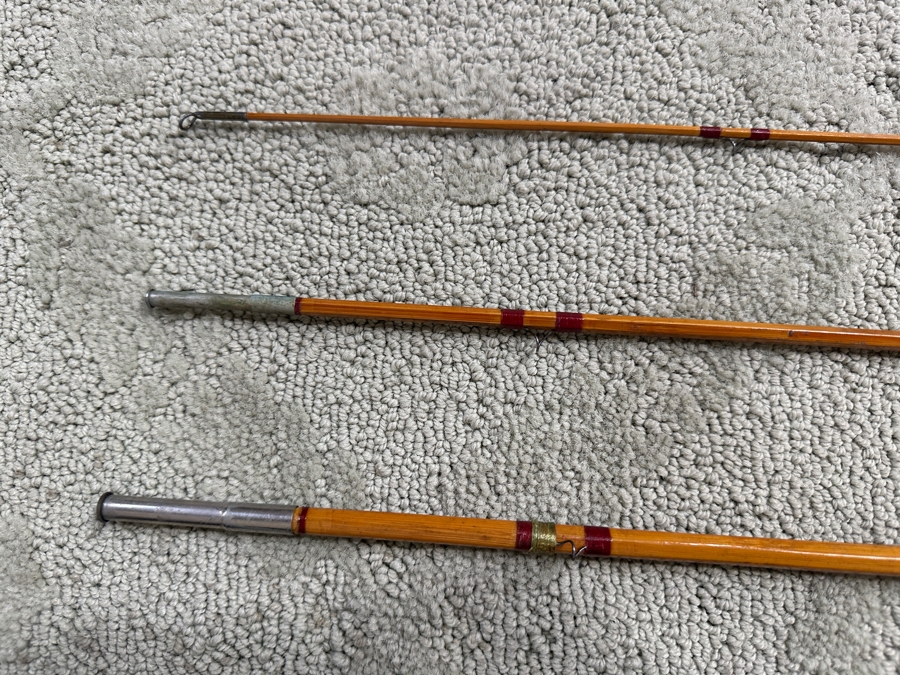 Vintage Bamboo Fly Fishing Rod Pole Marked #798 The Rainbow [Photo 5]