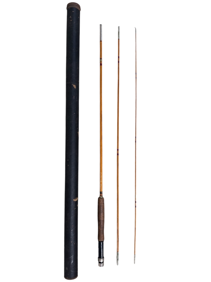 Vintage Bamboo Fly Fishing Rod Pole Marked #798 The Rainbow