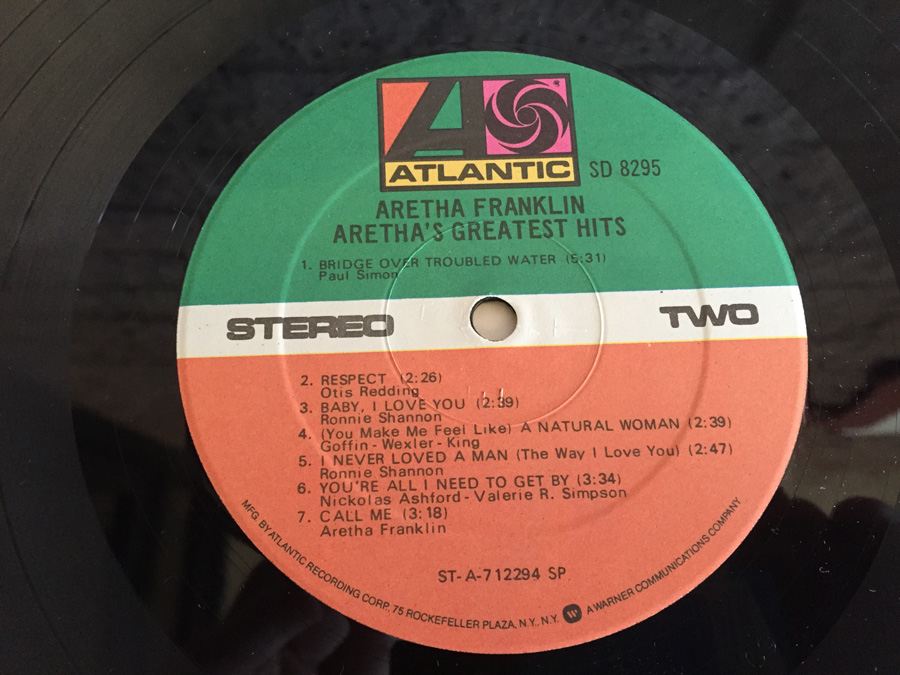 Aretha Franklin ‎- Aretha's Greatest Hits - Atlantic ‎- SD 8295 [Photo 6]