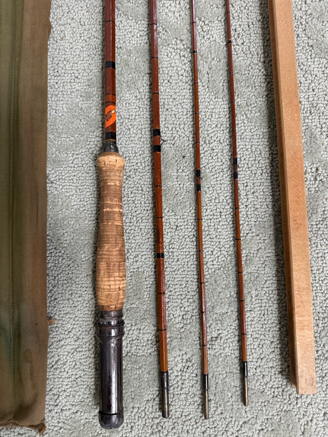 Vintage Arrow Rod Bamboo Fly Fishing Rod Pole [Photo 2]