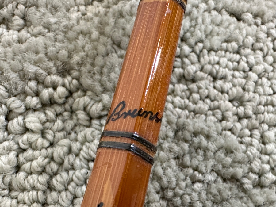 Antique British C. Parlow & Co Ltd London Brunswick Bamboo Fly Fishing Rod [Photo 8]