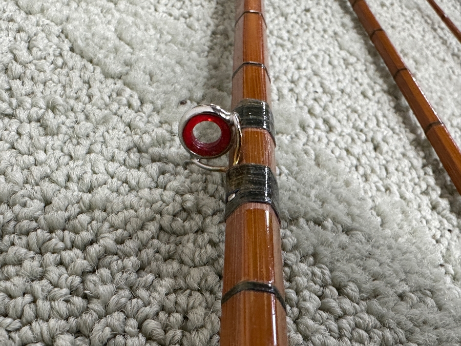 Antique British C. Parlow & Co Ltd London Brunswick Bamboo Fly Fishing Rod [Photo 12]