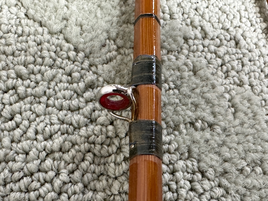 Antique British C. Parlow & Co Ltd London Brunswick Bamboo Fly Fishing Rod [Photo 11]