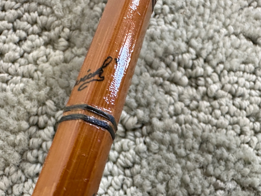 Antique British C. Parlow & Co Ltd London Brunswick Bamboo Fly Fishing Rod [Photo 10]
