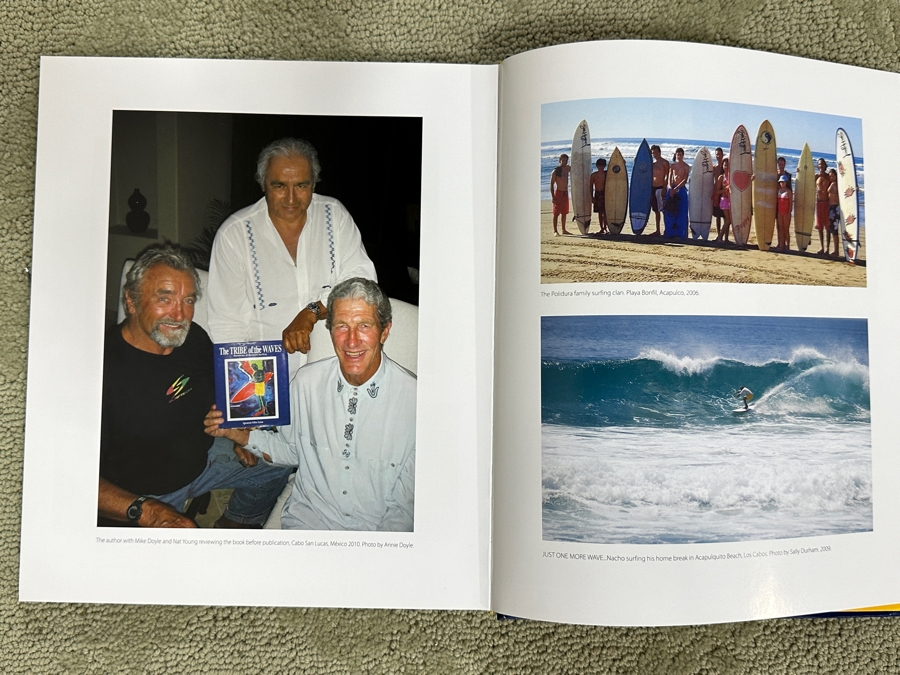 Just Added - Hardcover Book Tribe Of Waves: Memories Of Mexican Surfing By Ignacio Felix Cota First Edition 2011 [Photo 6]