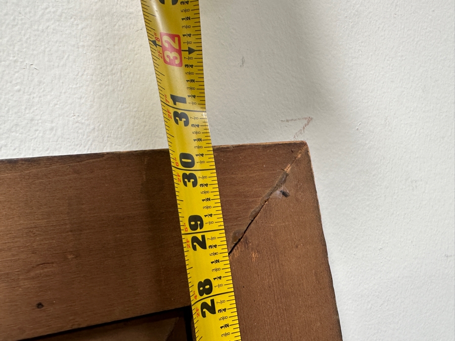 Just Added - Antique Gilt Wooden Picture Frame 15 X 20 Painting 25.5 X 30.5 [Photo 7]