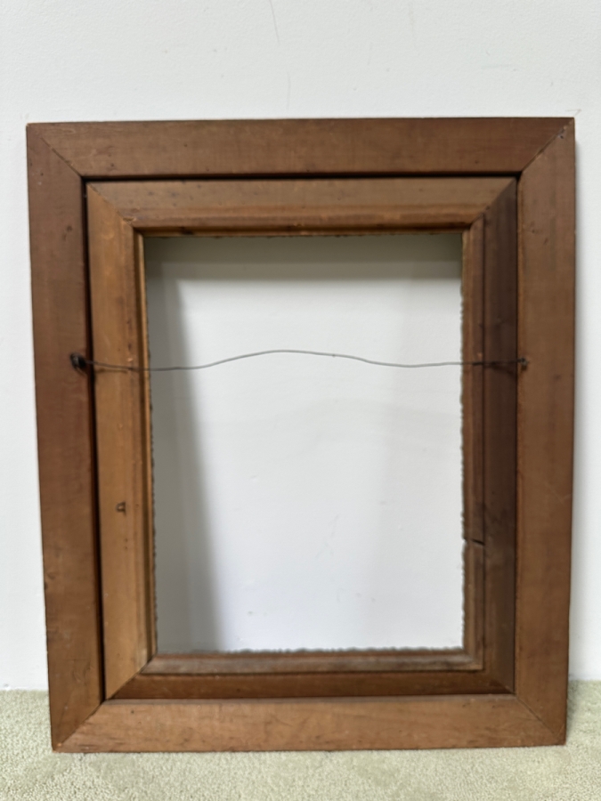 Just Added - Antique Gilt Wooden Picture Frame 15 X 20 Painting 25.5 X 30.5 [Photo 3]