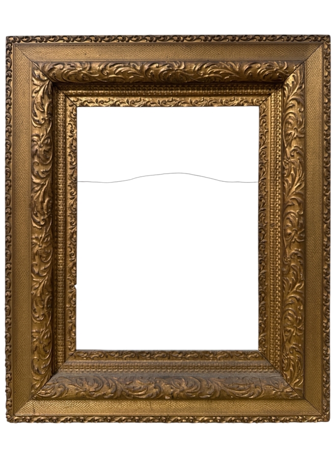 Just Added - Antique Gilt Wooden Picture Frame 15 X 20 Painting 25.5 X 30.5