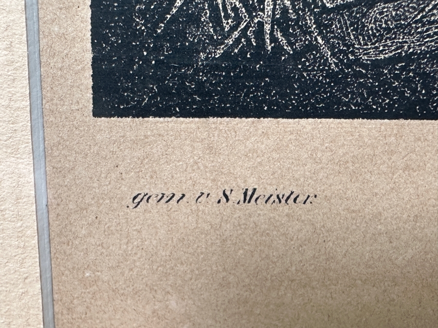 Just Added - Napoleon And His Generals 19th Century Print By Meisler 29 X 22.5 Framed 38 X 27.5 [Photo 10]