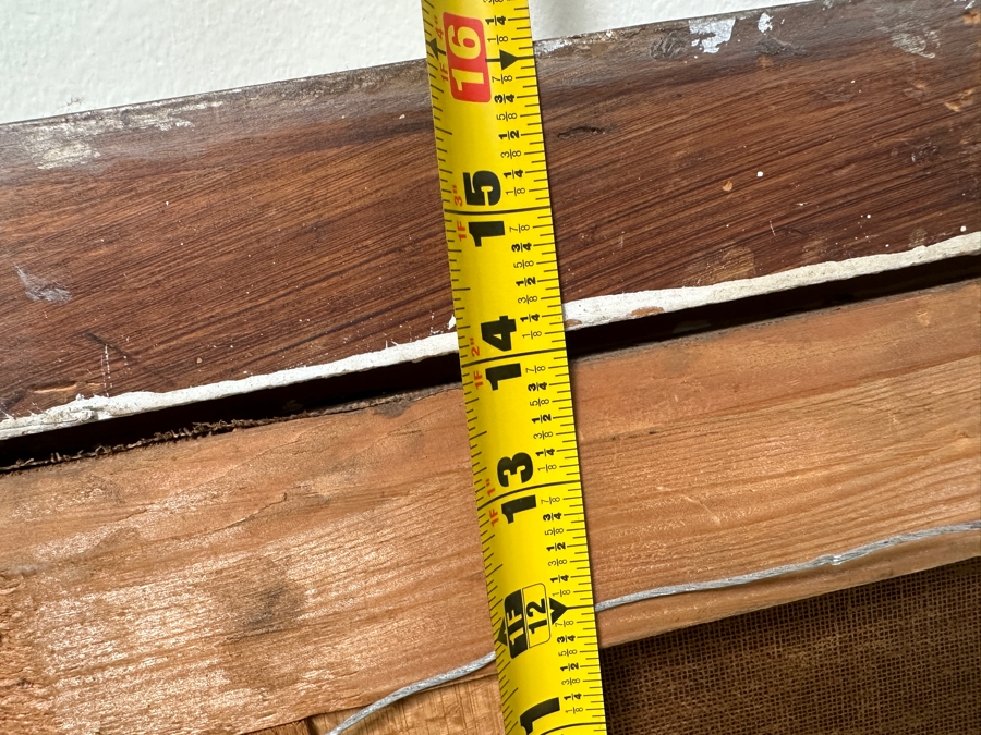 Just Added - Antique Original Oil Painting On Canvas Of A Monk Surrounded By Angels From A Rancho Santa Fe Estate Tied To Rome, Italy 19 X 14 Framed 23 X 18 [Photo 12]