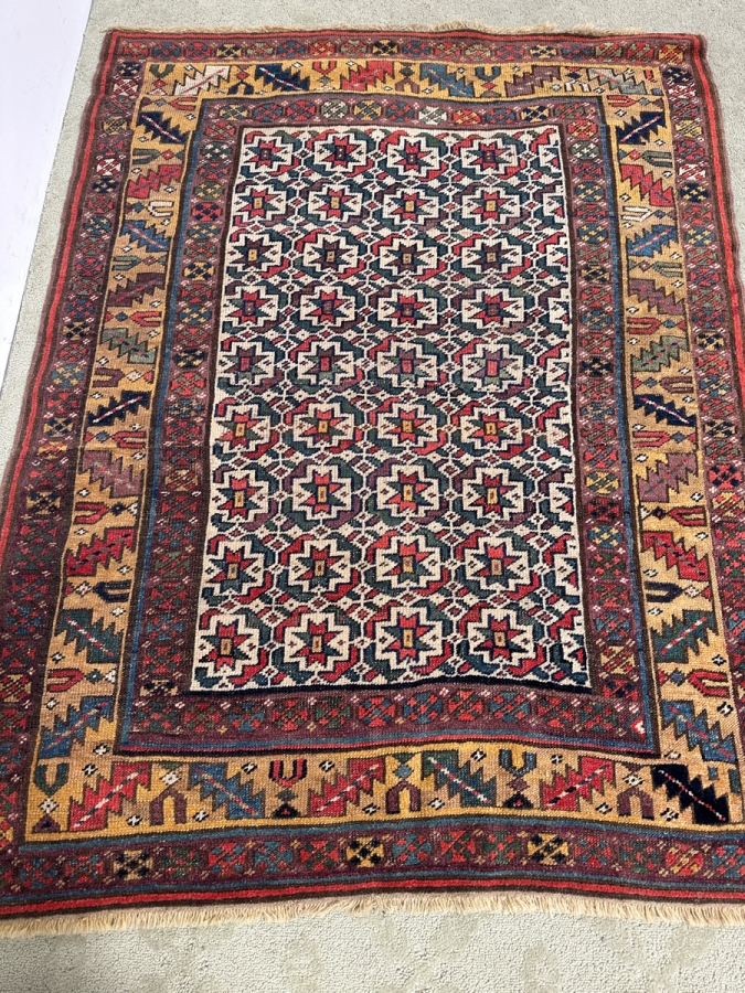 Just Added - Antique Shirvan Daghestan Wool Area Rug 50 X 66 [Photo 2]