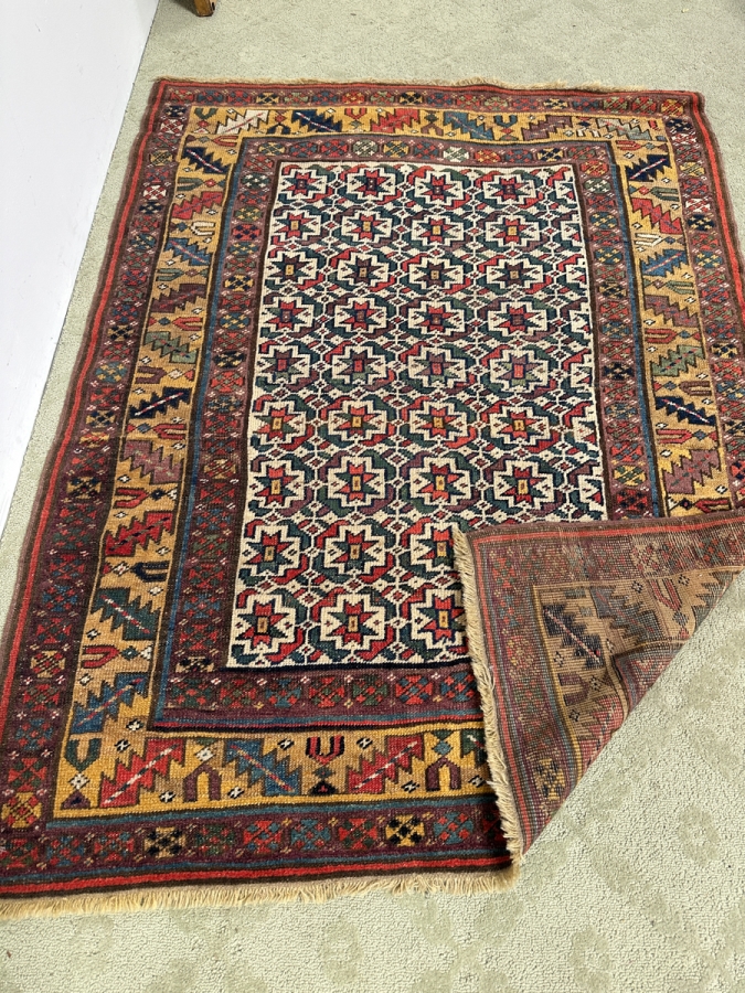 Just Added - Antique Shirvan Daghestan Wool Area Rug 50 X 66 [Photo 5]