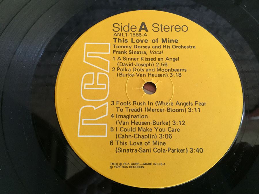 Frank Sinatra With The Tommy Dorsey Orchestra - Pure Gold - RCA ‎- ANL1-1586 - PROMO [Photo 5]