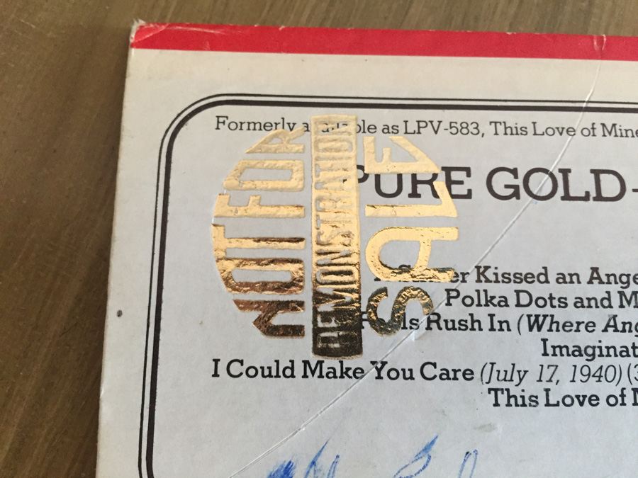 Frank Sinatra With The Tommy Dorsey Orchestra - Pure Gold - RCA ‎- ANL1-1586 - PROMO [Photo 3]