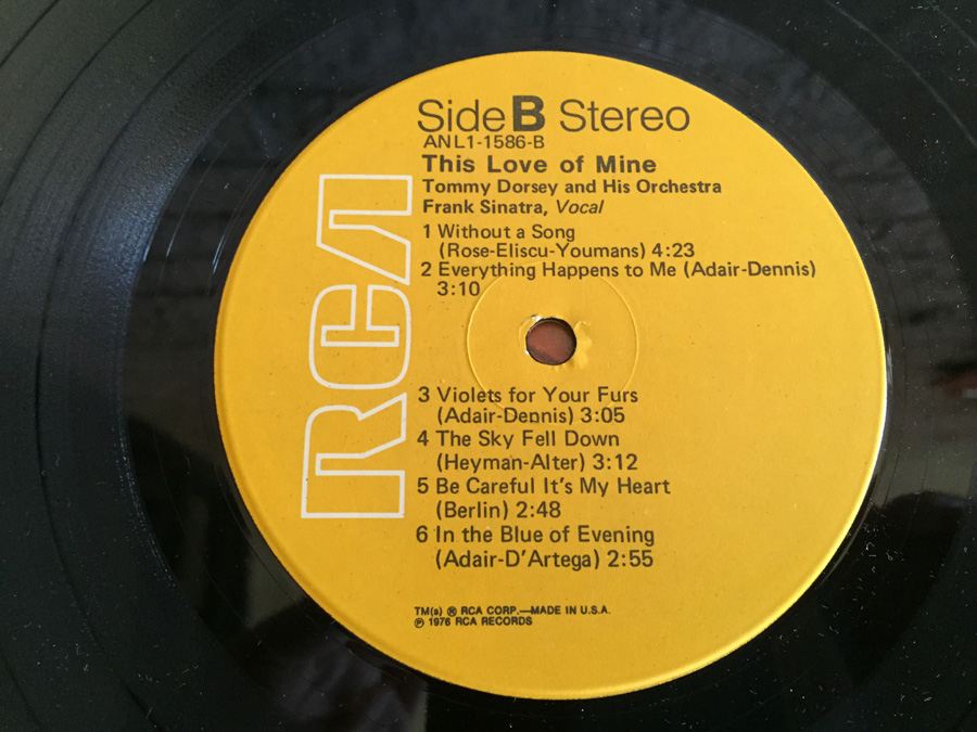 Frank Sinatra With The Tommy Dorsey Orchestra - Pure Gold - RCA ‎- ANL1-1586 - PROMO [Photo 7]