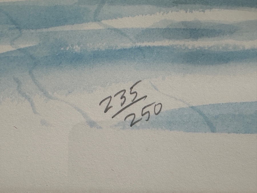 Just Added - Hand Signed Limited Edition Scott Kennedy Print Western Canners Co Restaurant Newport Beach Numbered 235 Of 250 38 X 21 Framed 46 X 29 [Photo 7]