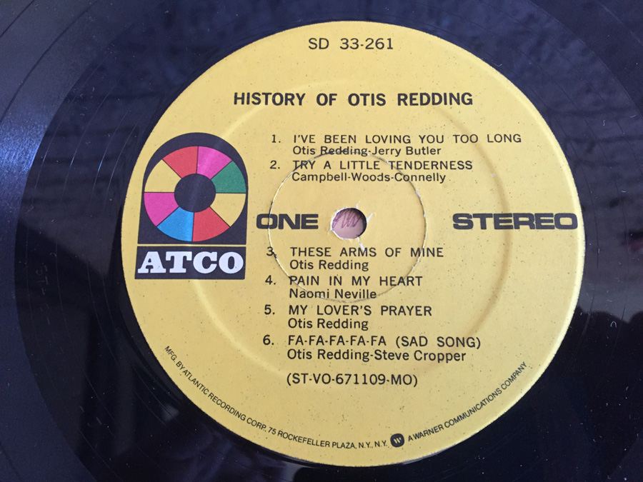Otis Redding ‎- History Of Otis Redding - ATCO Records ‎- SD 33-261 [Photo 6]