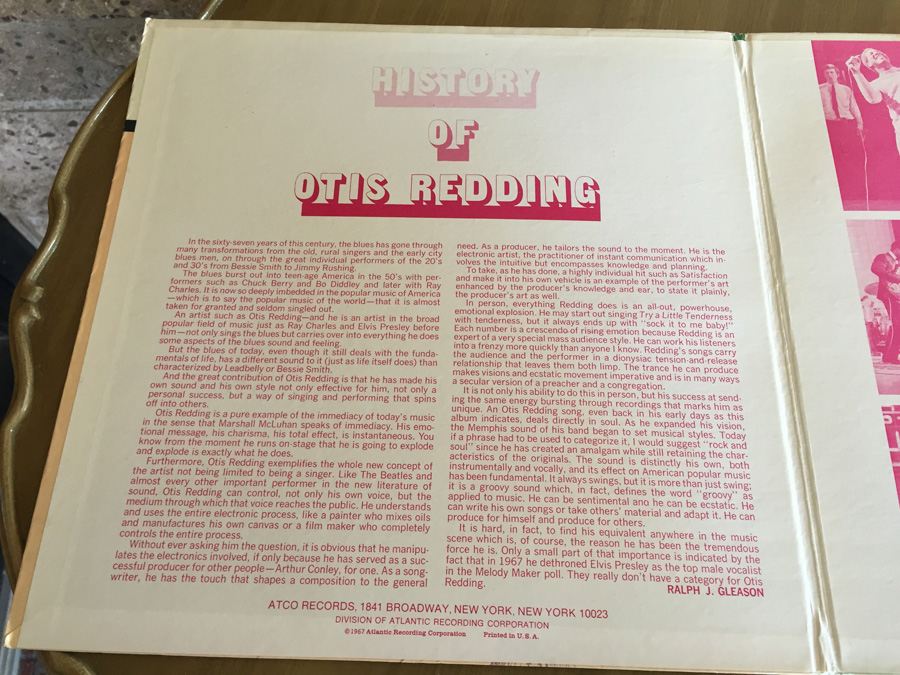 Otis Redding ‎- History Of Otis Redding - ATCO Records ‎- SD 33-261 [Photo 3]