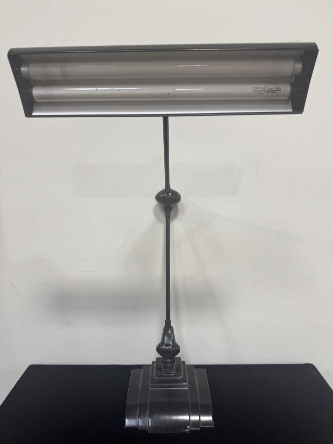 Just Added - Art Specialty Co. Art Deco Adjustable Steel Flexo Desk Lamp 36'H x 18.5'W 23'H at Elbow [Photo 3]