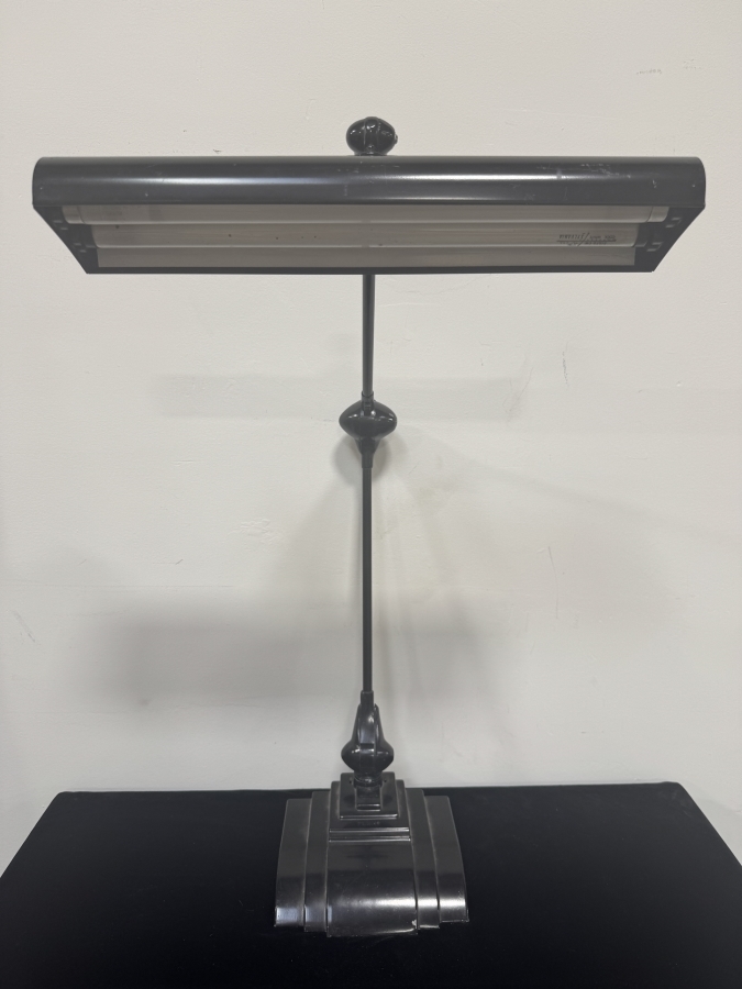Just Added - Art Specialty Co. Art Deco Adjustable Steel Flexo Desk Lamp 36'H x 18.5'W 23'H at Elbow [Photo 2]