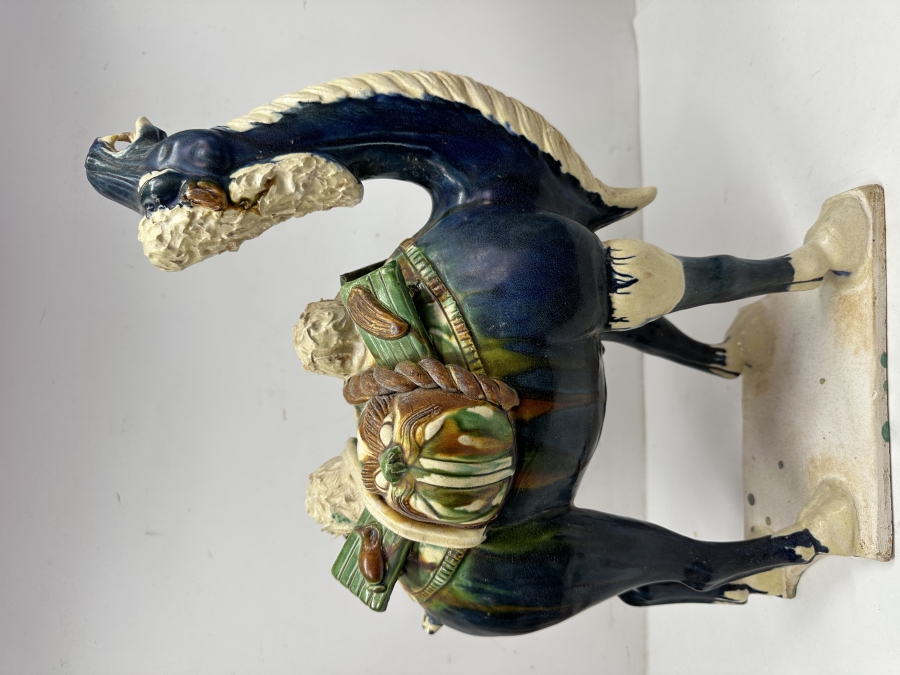 Just Added - Chinese Pottery Tang-Style Camel Figure 12'W X 7'D X 17'H [Photo 4]