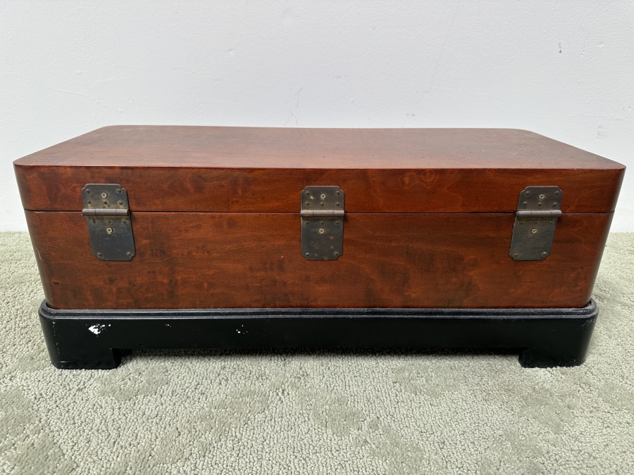 Just Added - Chinese Jewelry Box With Mirror 23'W X 10'D X 9'H [Photo 4]