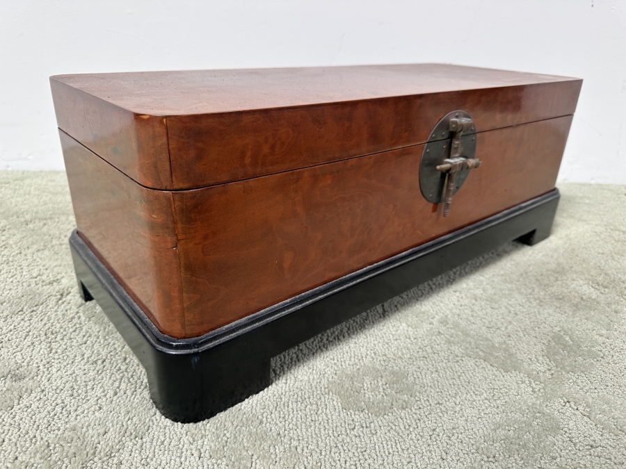 Just Added - Chinese Jewelry Box With Mirror 23'W X 10'D X 9'H [Photo 3]