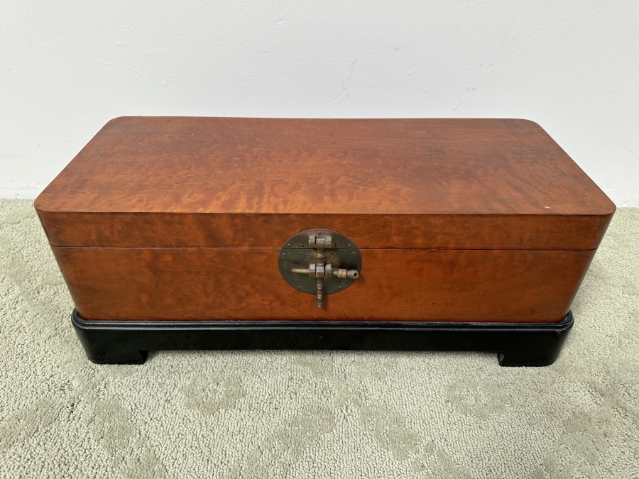 Just Added - Chinese Jewelry Box With Mirror 23'W X 10'D X 9'H [Photo 2]
