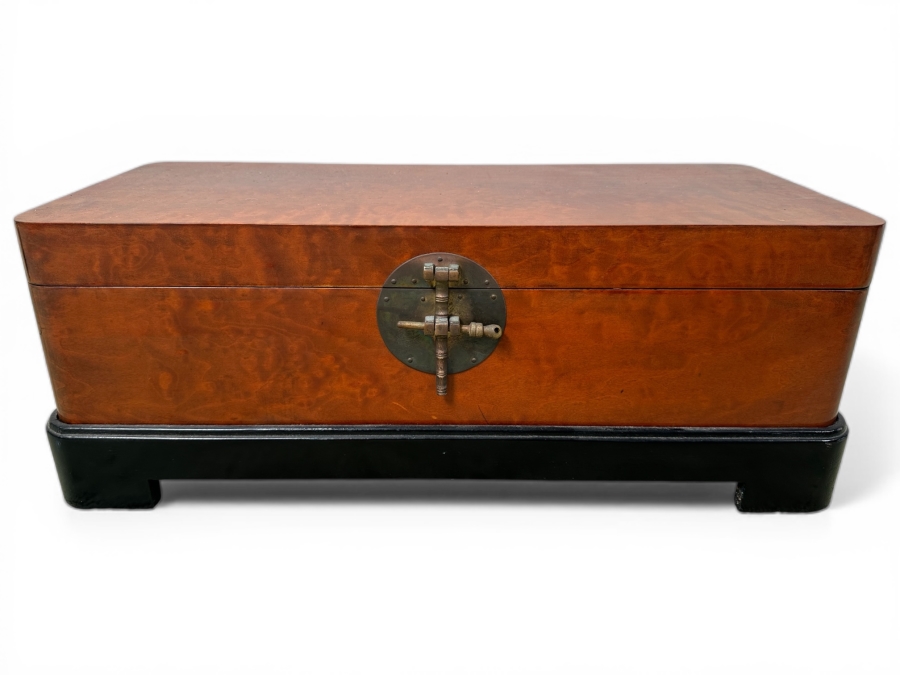 Just Added - Chinese Jewelry Box With Mirror 23'W X 10'D X 9'H